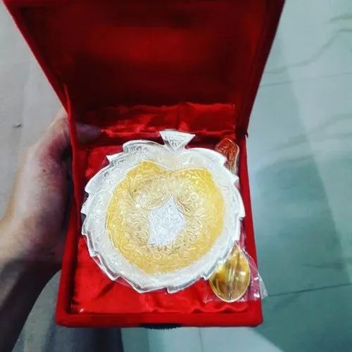 Gold Plated Brass Bowl Set, For Gifting Purpose