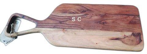 Brown Rectangular Wooden Chopping Board, For Kitchen Use, Pattern : Plain