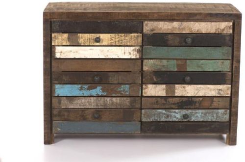 Acta Wooden Chest ( 6 Drawer), Color : Brown