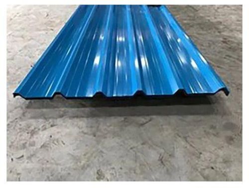 Blue Color Coated Steel TATA Metal Roofing Sheet, Length : 8 Ft, 10 Ft, 12 Ft, 14 Ft, 16 Ft