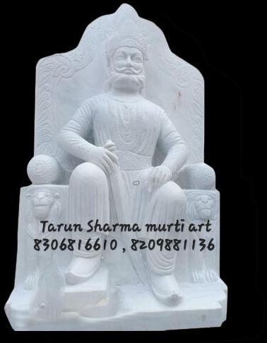 White Marble Maharaj Agrasen Statue, Speciality : Shiny, Dust Resistance, Handmade