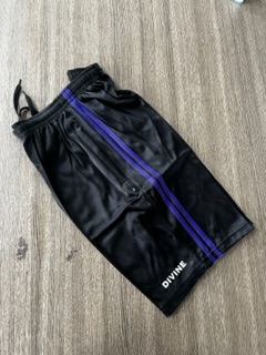 Divine Sports Superpoly Short, Color : Black Navy