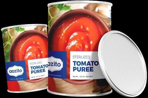 Natural Canned Tomato Puree, For Cooking, Packaging Size : 400 Gm