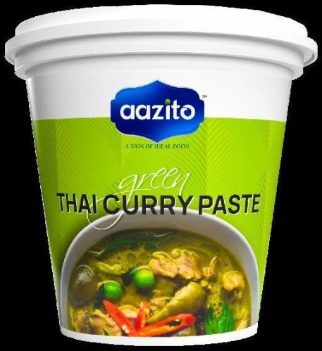 AAZITO Natural Green Thai Curry Paste, For Cooking, Certification : FSSAI Certified