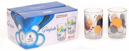 Apex Max 06 Perfecto Drinking Glass, Size : Standard