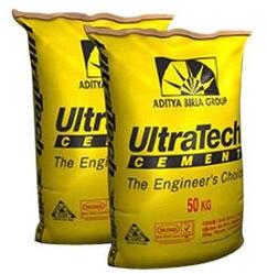 Ultratech Cement, For Construction Use, Feature : Low Alkali, Super Smooth Finish