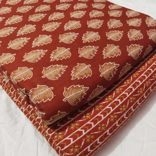 Cotton Printed Fabric, Width : 44 Inch