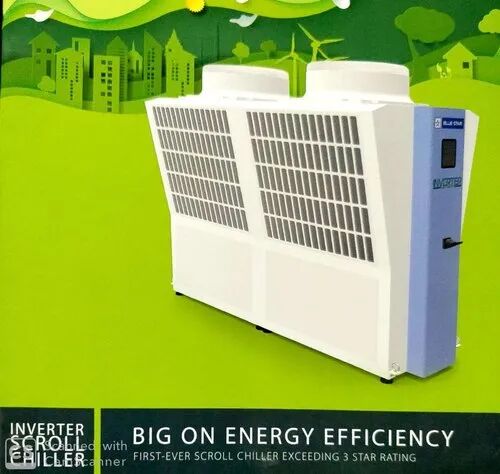 Make Inverter Scroll Chiller, For Industrial Use, Power : 3 Phase