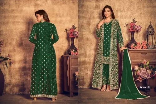 Aanaya Designer Koti Suit, Occasion : Party Wear