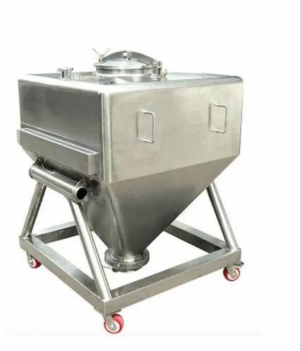 Automatic Customised Polished Stainless Steel Ipc Container, For Pharma Industry, Color : Silver