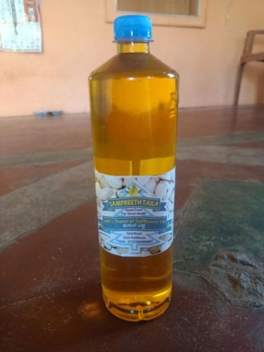 Sampreeth Taila Cold Pressed Safflower Oil, For Cooking, Packaging Type : Plastic Bottle, Tin, Barrel