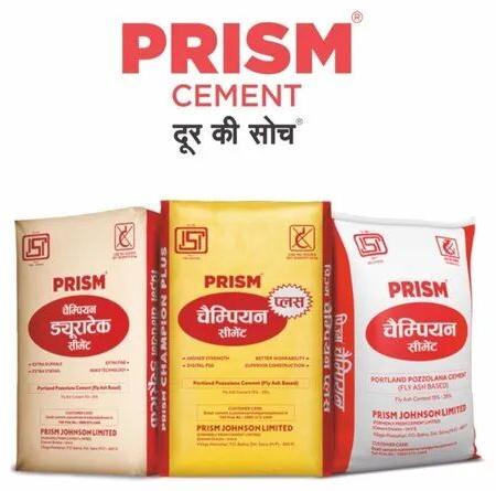 Prism Cement, Packaging Type : HDPE Sack Bag