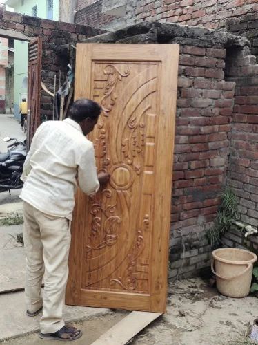 Teak Wood Carving Door, For Home