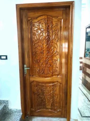 Rectangular Wooden Main Door