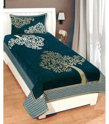 Cotton Single Bed Sheet, For Hotel, Home, Feature : Impeccable Finish, Easily Washable