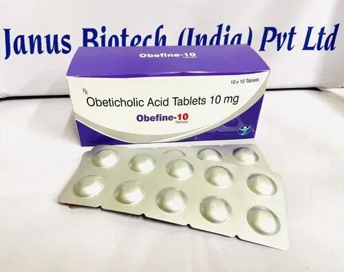 Obefine 10 Obeticholic Acid Tablets, For Liver, Packaging Type : Alu Alu