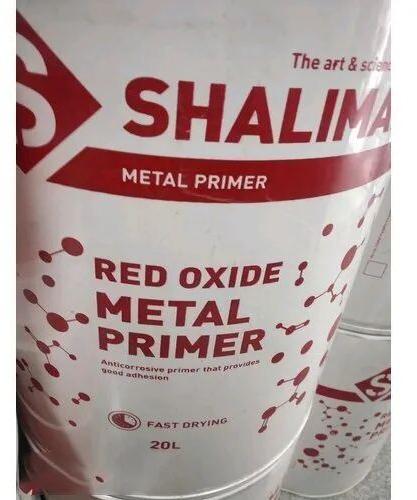 Shalimar Red Oxide Metal Primer, Packaging Size : 20 Ltr