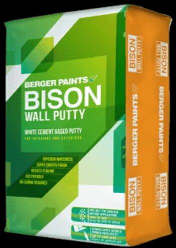 Berger Bison Wall Putty, Packaging Size : 40kg