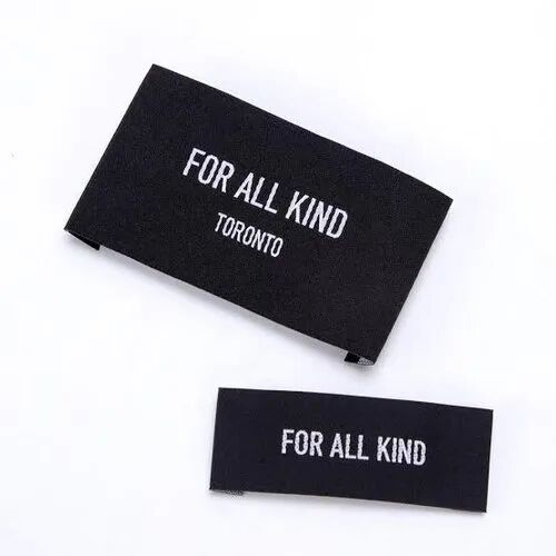 Laser Cutting Woven Labels, For Garment Industry, Packaging Type : Box