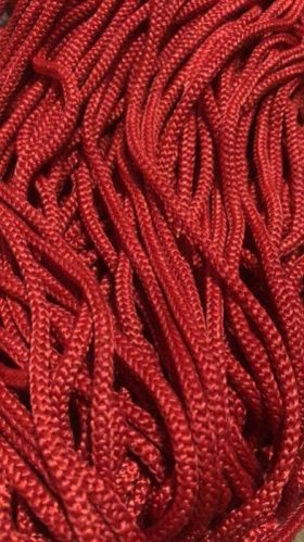 No. 12 Red Polyester Dori, For Textile Industy, Technics : Machine Made