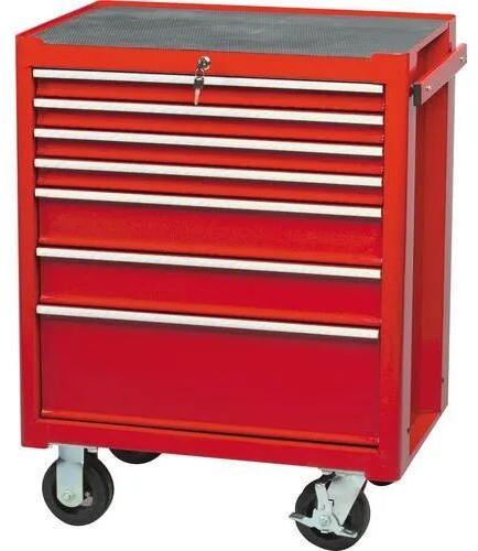 Rectangular Steel Paint Coated Tool Drawer Cabinet, For Industrial, Feature : Corrosion Resistance