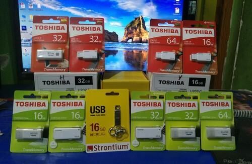 Plastic Toshiba Pen Drive, Color : White