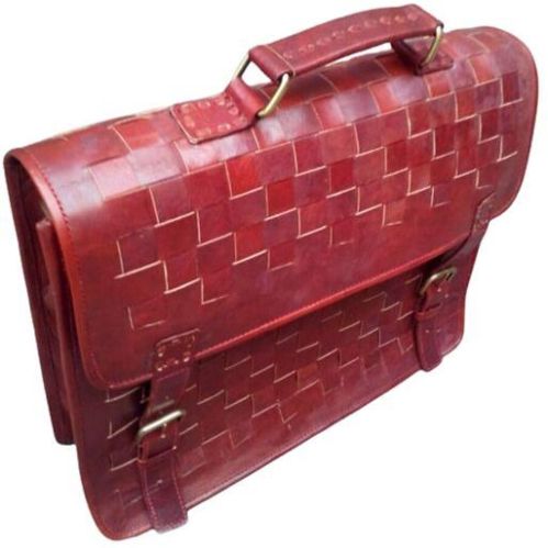 Handmade Quality Leather Laptop Bag, Size : 15″ X 11″ X 4' (LxHxW)
