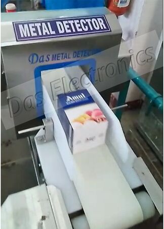 Paint Coated Electric Mild Steel 50-60 Hz 100-200kg Advanced Metal Detection System, For Food Processing