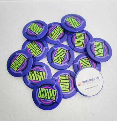 Shri Nirpan Printed Button Badge, For Promotional