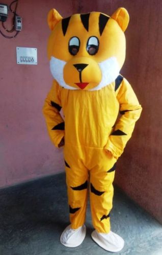 Cotton Tiger Mascot Costume, Gender : Female, Male