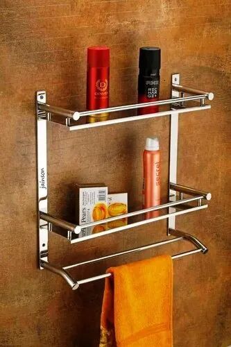 Wall Mounted Steel Shelf, Size : 5 X 15 X 16 Cm