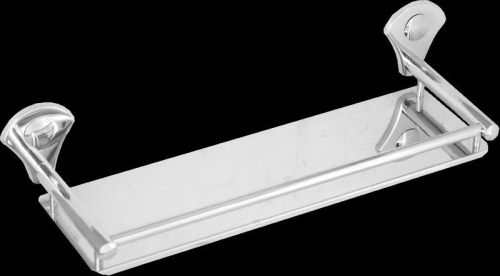Snanware Steel Polished Bath Shelf, For Hotel, Home, Bathroom Use, Mount Type : Wall Mounted
