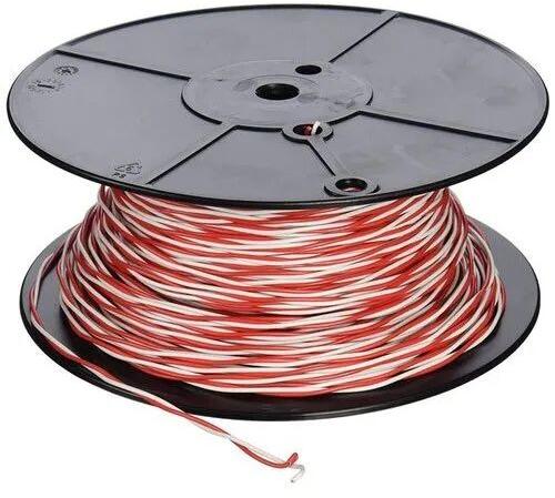 Copper PVC Electric Wire, Color : White Red