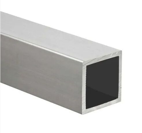 Polished Aluminium Square Pipe, For Constructional, Length : 4000-5000mm