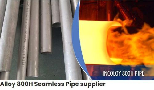 Round Stainless Steel Incoloy 800H Pipe, For Industrial, Certification : ISI Certified