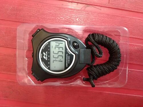 Sports Stopwatch, Color : Black