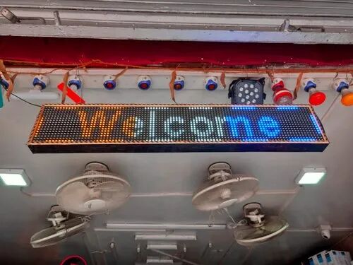 Rectangle LED Display Board, Size : 48x8inch