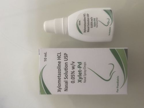 Xylometazoline Nasal Drops, For Clinical, Packaging Size : Plastic Bottle