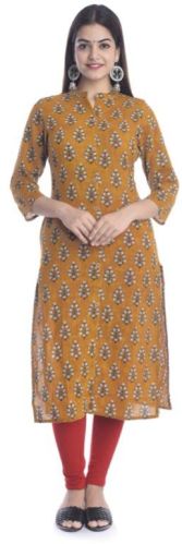 Plain Cotton Slub Kurti, Style : Regular, Straight