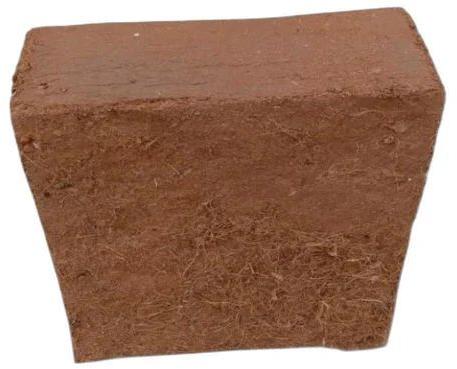 Brown Rectangular Rectangle Coco Coir Peat Brick