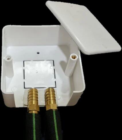 White TermiPore Rectangular Plastic Junction Box, For Electrical Fittings