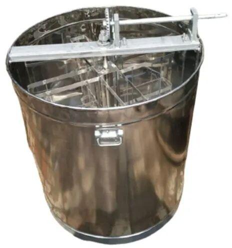 Silver Stainless Steel Honey Extractor