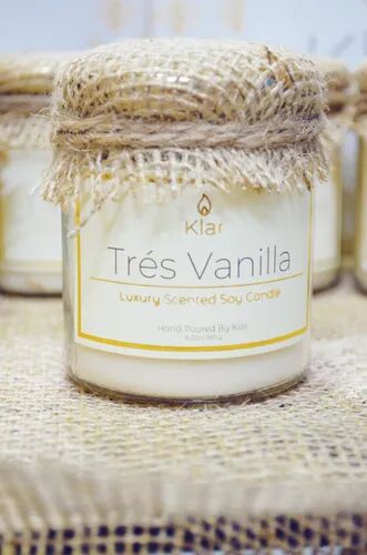 Klar Tres Vanilla Jar Candle