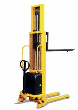 220V Semi Electric Stacker, For Lifting Goods, Loading Capacity : 1000-1500kg
