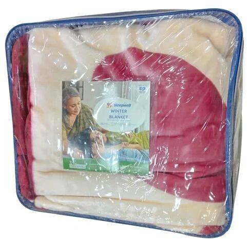 4 Kg Printed Cotton Sleepwell Winter Blanket, Size : 60 X 90 Inch