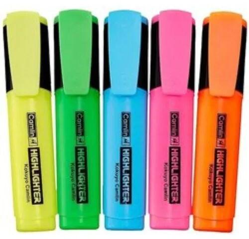 Plastic Camlin Highlighter Marker Pen, Packaging Type : Box