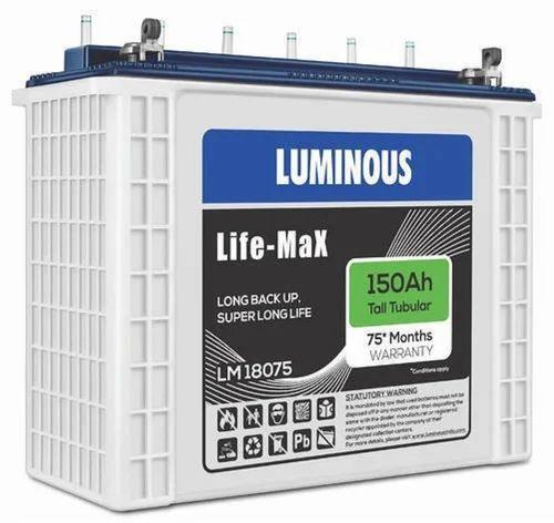 Luminous Inverter Battery, For Home, Capacity : 150 Ah