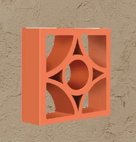 Brown Square Cm603 Jewel Terra Cotta Jali, For Home, Pattern : Plain