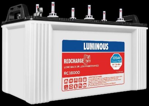 Luminous Inverter Battery, For Industrial Use, Home Use, Feature : Long Life