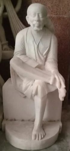 Marble Sai Baba Statue, Color : White